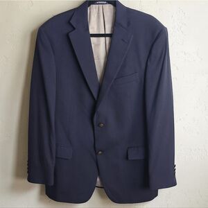 Hart Schaffner Marx Dark Blue Men's Blazer